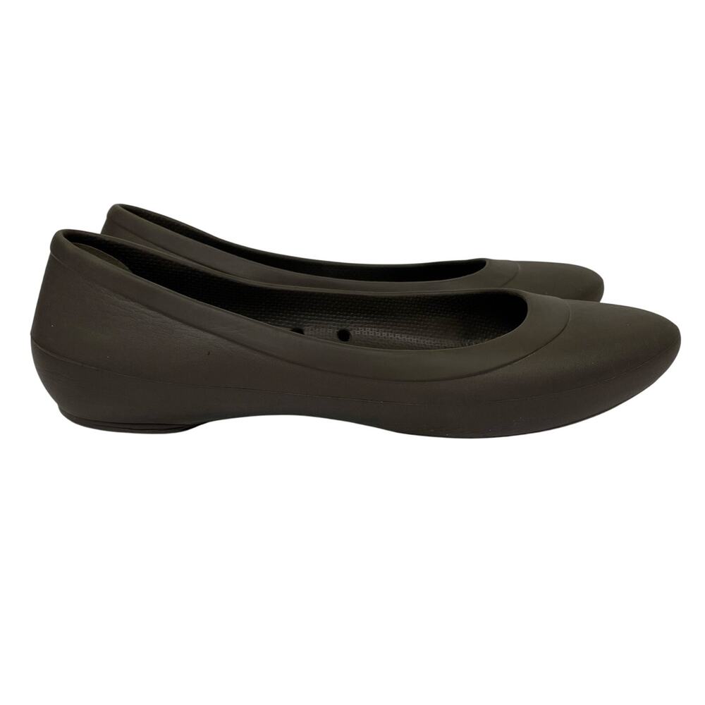 CROCS Women's Brown Ballet Flats